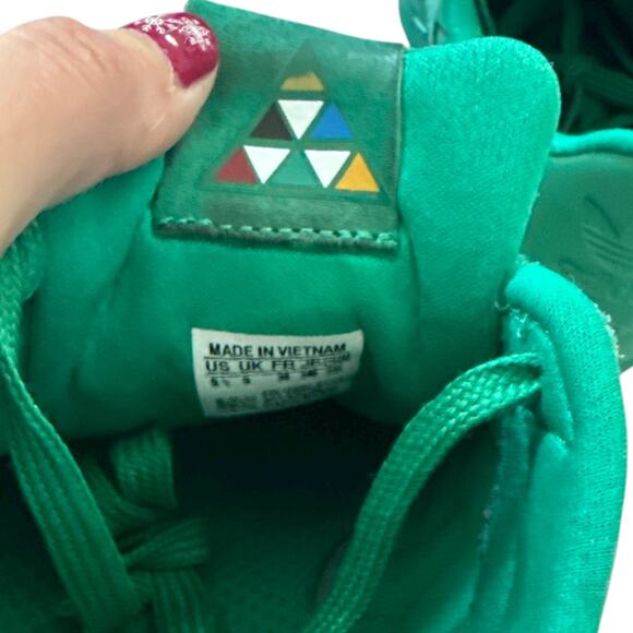 Adidas Superstar Xeno Reflective Kelly Green Men 5.5/ Women 7.5 Sneaker - Picture 8 of 9